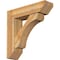 Ekena Millwork Legacy Slat Rough Sawn Bracket w/ Offset Brace, Western Red Cedar, 8"W x 30"D x 30"H BKT0806X30X30LEC06RWR - alternate 1